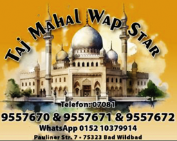 Taj Mahal Wap Star Indisches Restaurant logo.
